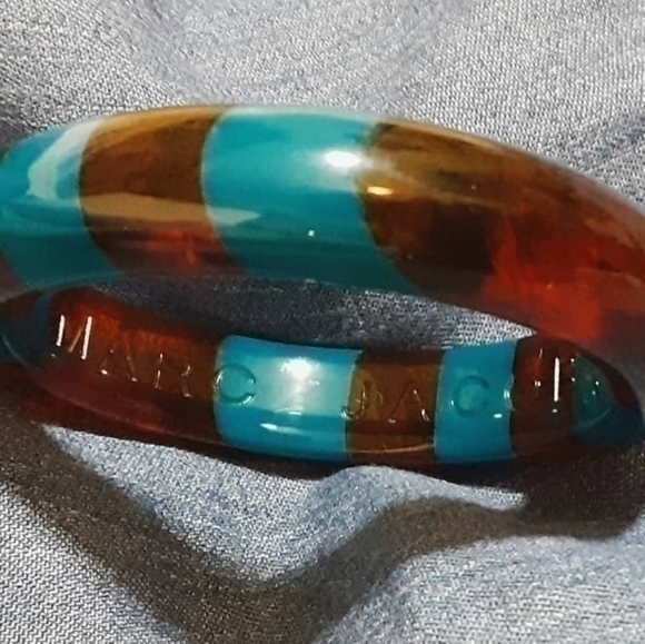 Marc Jacobs Tortoise Stripes Bangle - Picture 1 of 9